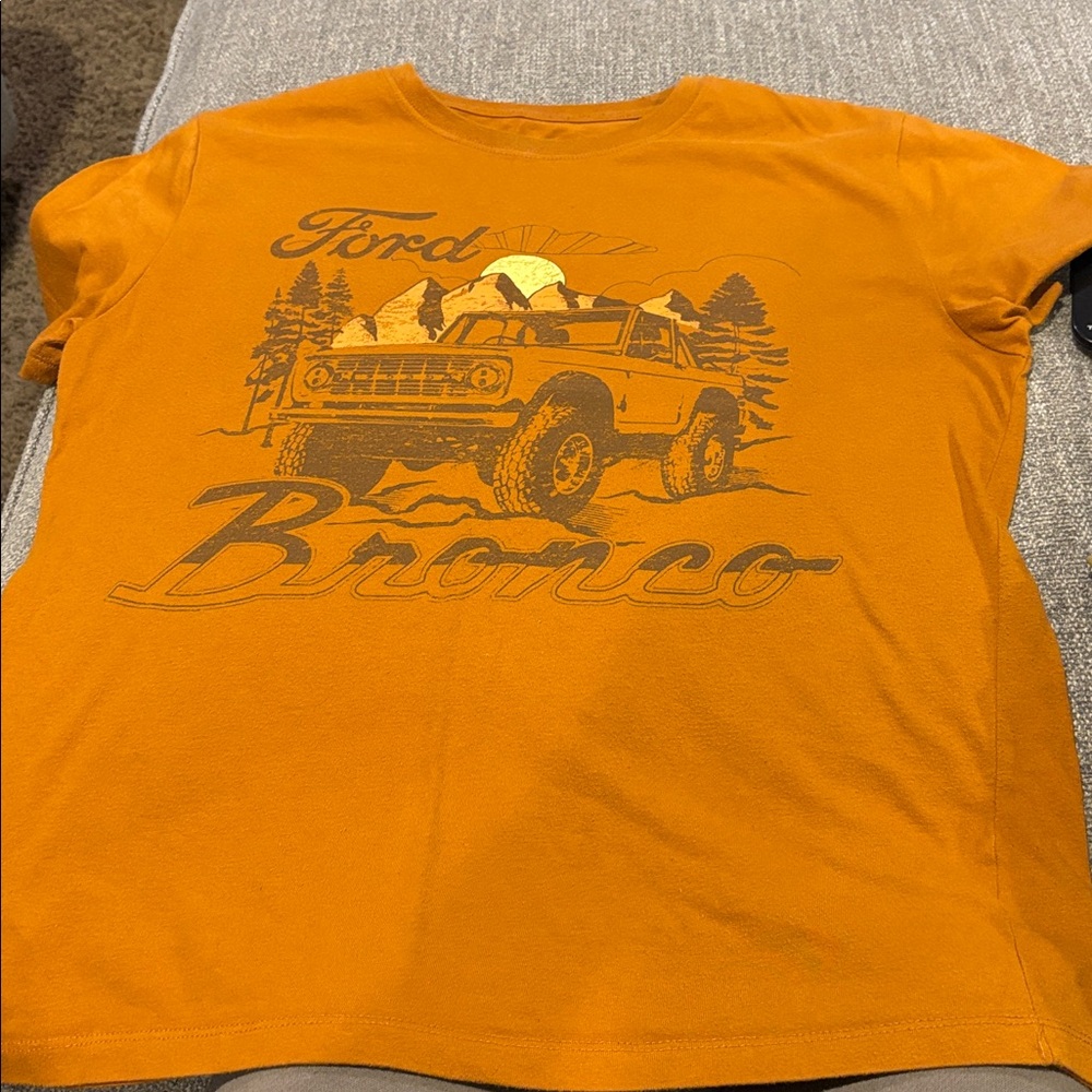 Ford Bronco Tee in Bold Orange